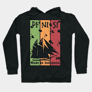 ethnic tshir (pinisi - colour) Hoodie